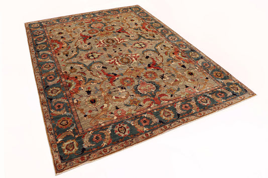 FARAHAN WOOL HANDMADE AREA RUG 8’ X 10’