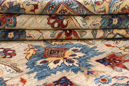 FARAHAN WOOL HANDMADE AREA RUG 8’ X 10’