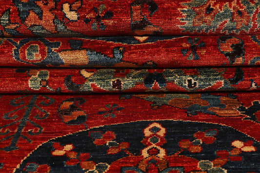 SOUZANI HANDMADE WOOL RUNNER AREA RUG 2’9” X 13’