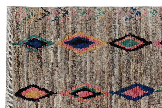 MOROCCAN BERBER HANDMADE WOOL AREA RUG
