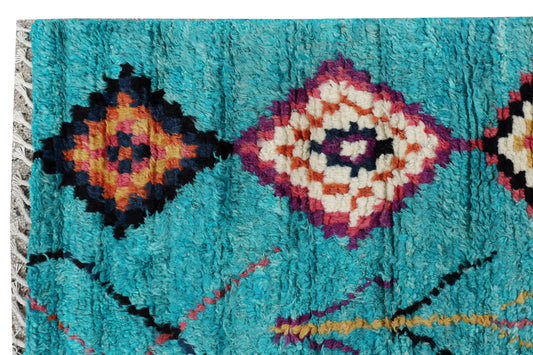 MOROCCAN BERBER WOOL HANDMADE AREA RUG