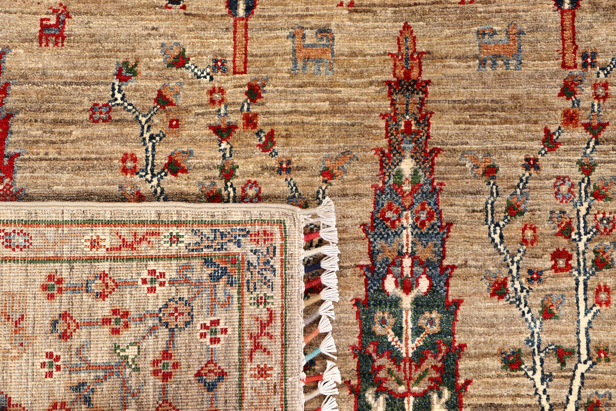 Farahan Tree Of Life Handmade Wool Area Rug