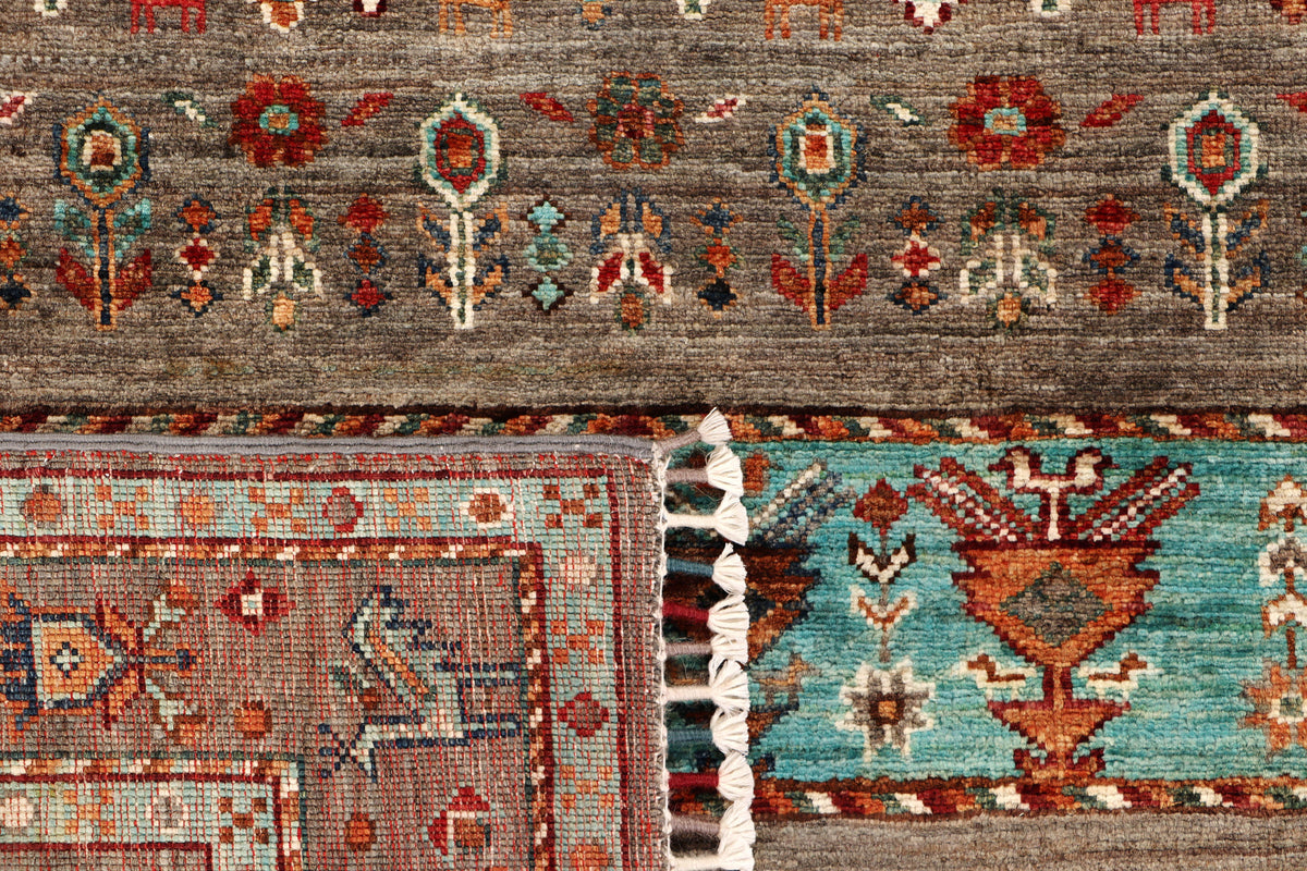 Kashkuli Handmade Wool Area Rug 5' x 7'