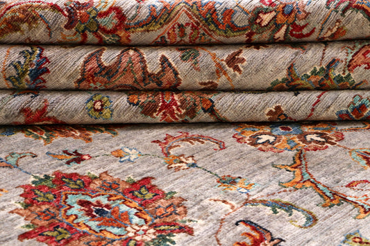 FARAHAN WOOL HANDMADE AREA RUG 8’ X 11’