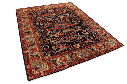 GAROUS-BIJAR HANDMADE WOOL AREA RUG 8 X 10’