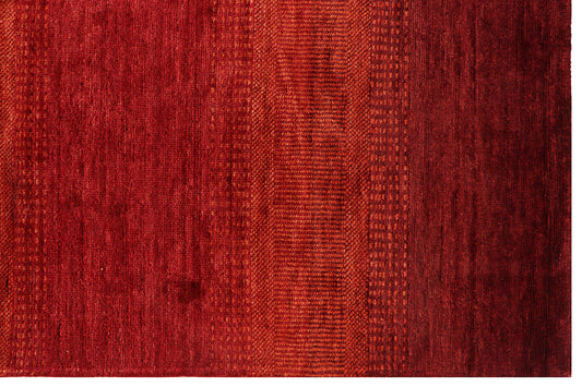 GABBEH ATASH HANDMADE WOOL AREA RUG 5' x 7'