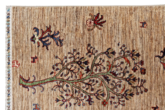 LORI GABBEH - KASHKULI HANDMADE WOOL RUNNER AREA RUG