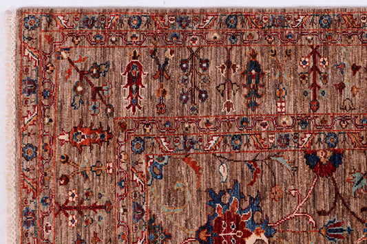 Farahan Handmade Wool Area Rug 5’8” X 7’8”