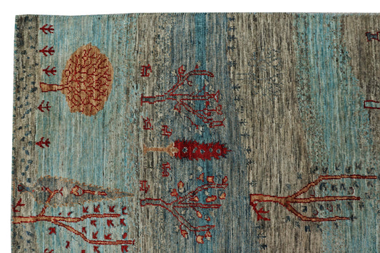 LORI-GABBEH HANDMADE WOOL RUNNER AREA RUG