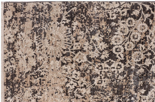 TABRIZ CONTEMPORARY SILK & WOOL HANDMADE RUG