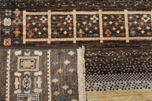 KASHKULI GABBEH HANDMADE WOOL AREA RUG