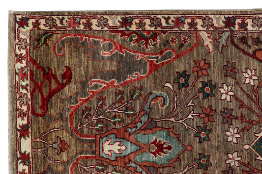 BIJAR-GAROUS HANDMADE WOOL RUNNER AREA RUG