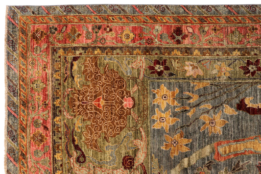 GAROUS BIJAR HANDMADE WOOL AREA RUG 10’ x 14’