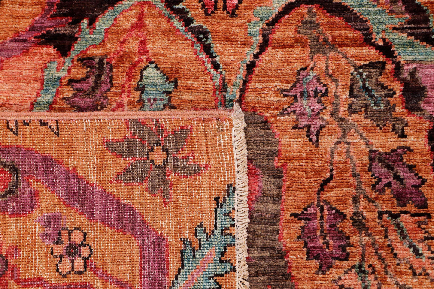 GAROUS EXTRAORDINARY HANDMADE WOOL AREA RUG 8' x 10'