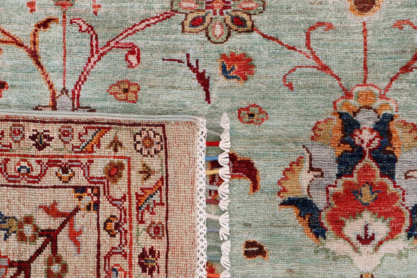 FARAHAN WOOL HANDMADE AREA RUG 6’ x 8’