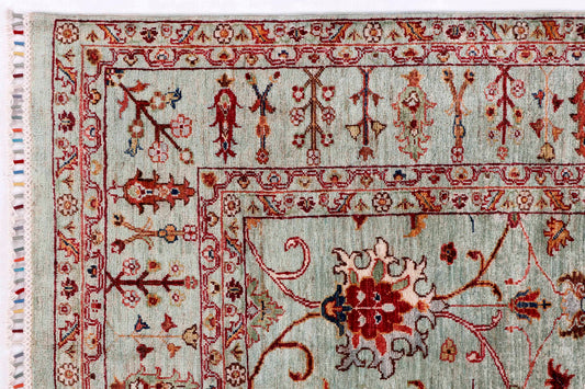 FARAHAN WOOL HANDMADE AREA RUG 6’ x 8’