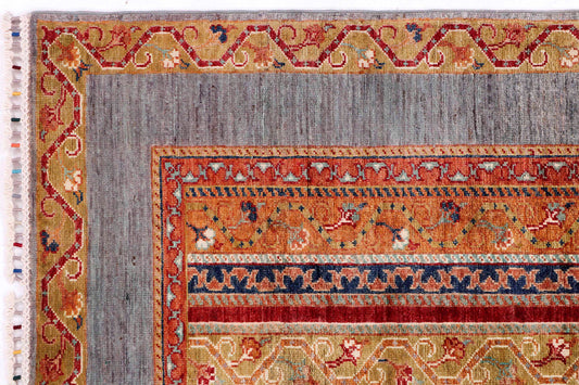 MOHARAMAT HANDMADE WOOL AREA RUG 5’ X 7’