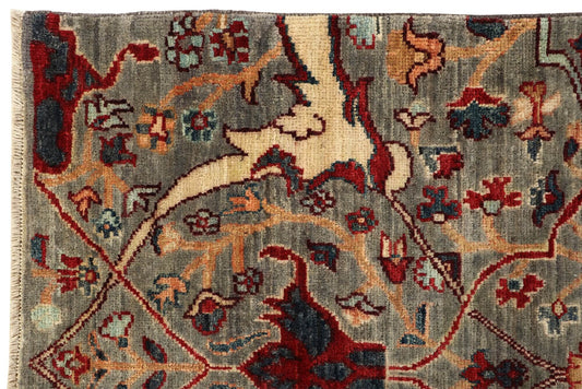 GAROUS BIJAR HANDMADE WOOL RUNNER AREA RUG 2'3" X 19'7"