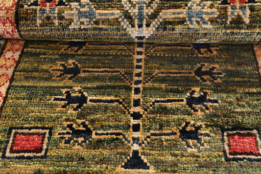 ERSARI WOOL HANDMADE AREA RUG 2’ X 3’