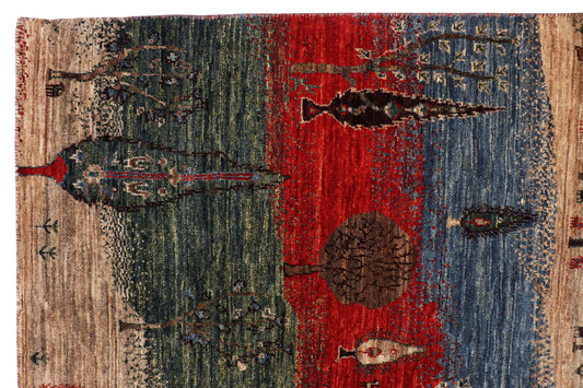 LORI-GABBEH HANDMADE WOOL AREA RUG