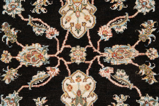 ZEIGLER HANDMADE WOOL WITH A HINT OF BLUE AREA RUG