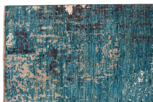 CONTEMPORARY - ABSTRACT SUPREME WOOL & SILK HANDMADE RUG