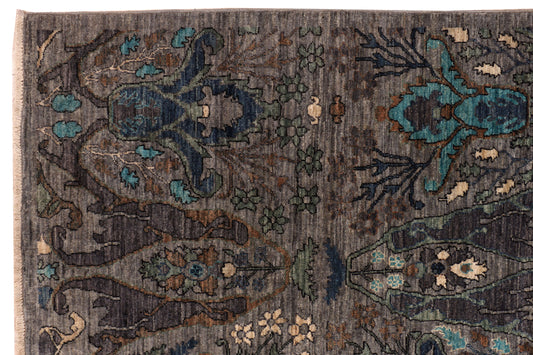 IKAT CONTEMPORARY HANDMADE WOOL AREA RUG