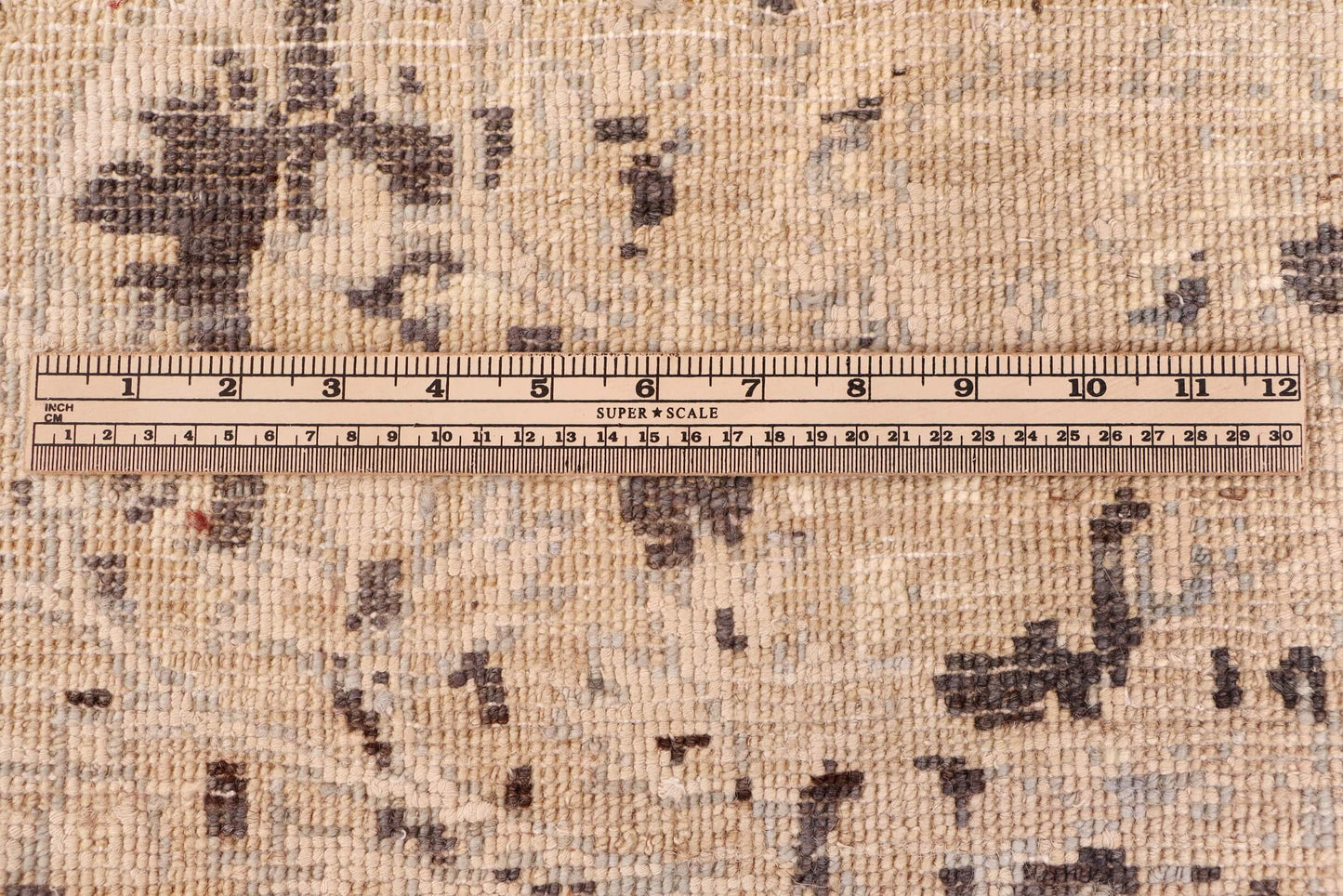 TABRIZ CONTEMPORARY SILK & WOOL RUNNER HANDMADE RUG