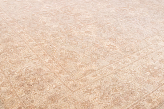 FARAHAN ZIEGLER HANDMADE WOOL AREA RUG