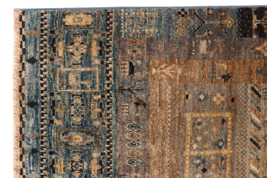 KASHKULI GABBEH HANDMADE WOOL AREA RUG 3' X 5'