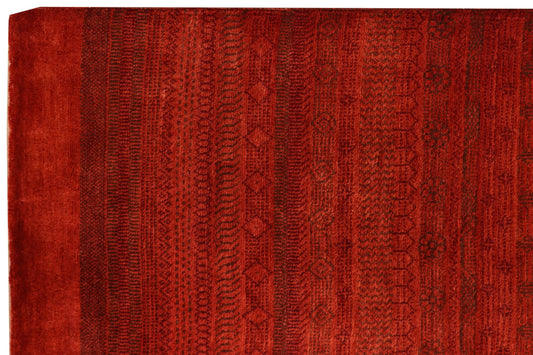 GABBEH ATESH CONTEMPORARY/TRIBAL SUPERB HANDMADE WOOL RUG