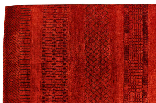 GABBEH ATESH CONTEMPORARY/TRIBAL HANDMADE SUPERB WOOL AREA RUG