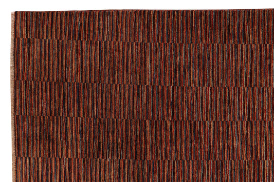 GABBEH NOMADIC CONTEMPORARY-TRIBAL HANDMADE WOOL AREA RUG
