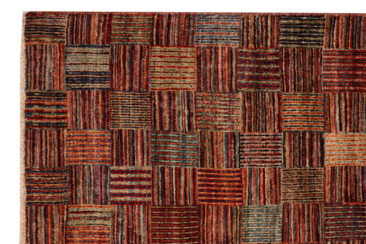 GABBEH CONTEMPORARY/TRIBAL HANDMADE WOOL AREA RUG