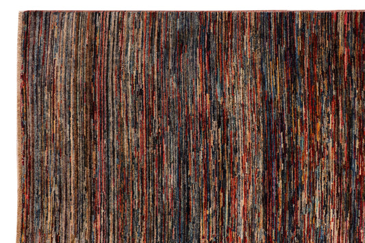 GABBEH NOMADIC CONTEMPORARY-TRIBAL HANDMADE WOOL AREA RUG