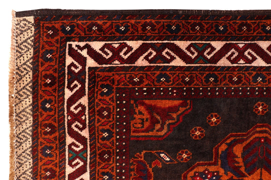 BALOUCH HANDMADE WOOL TRIBAL AREA RUG