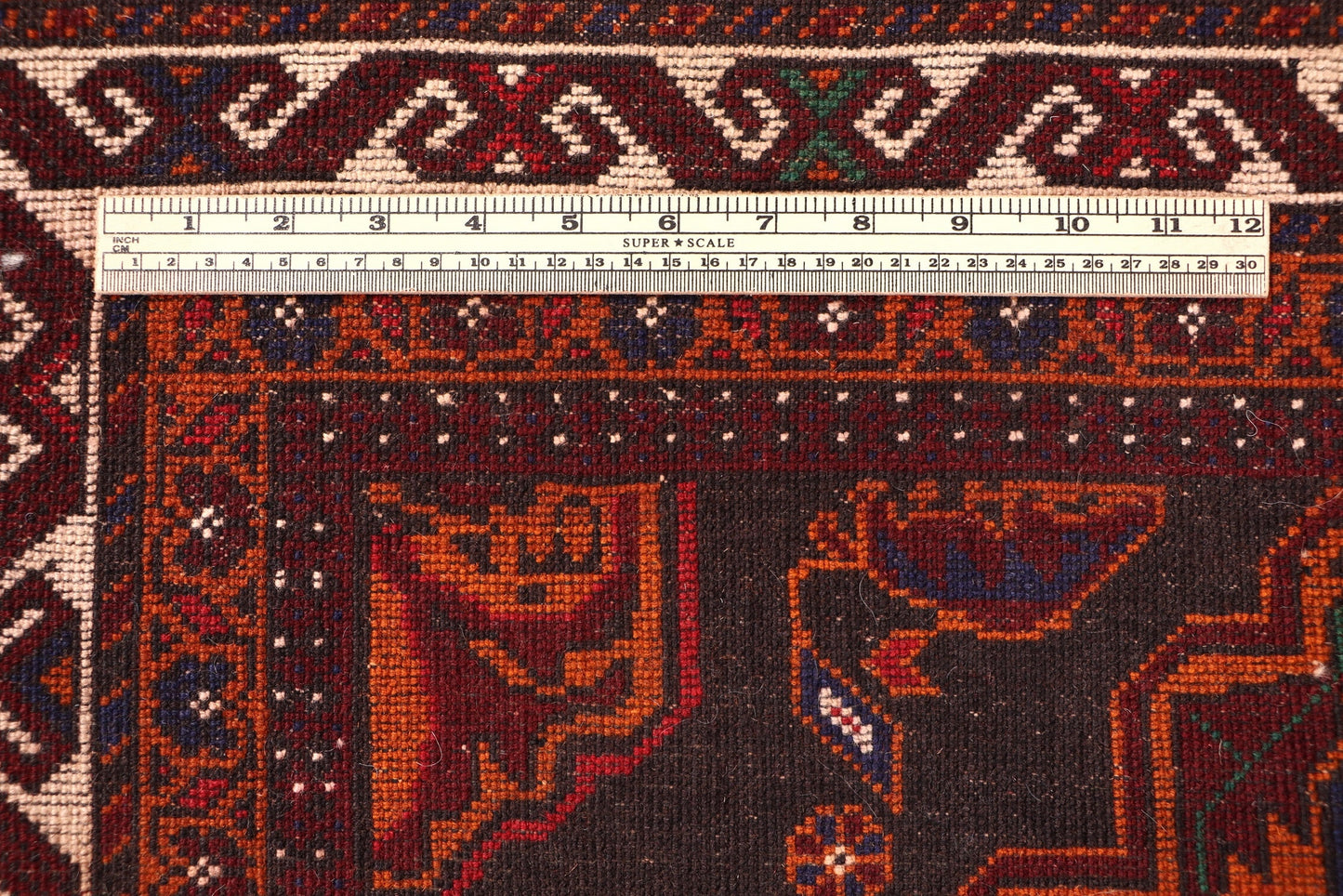 BALOUCH HANDMADE WOOL TRIBAL AREA RUG