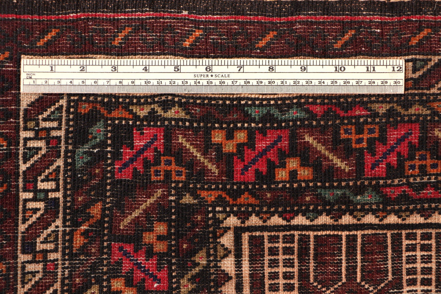 BALOUCH HANDMADE WOOL TRIBAL AREA RUG