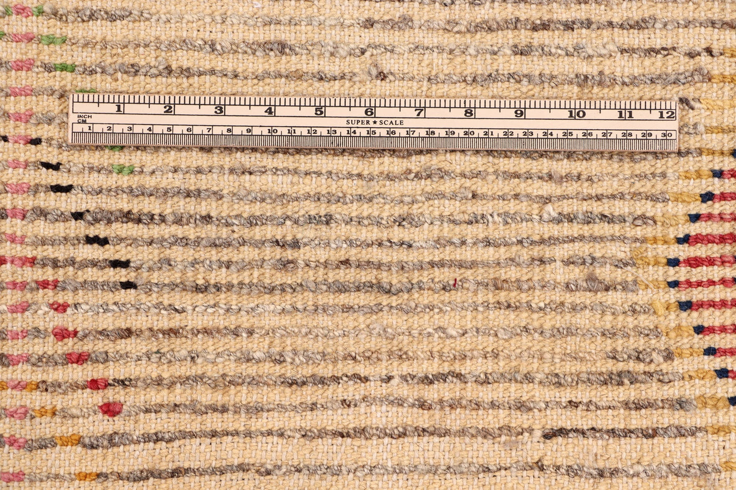 BERBER MOROCCAN HANDMADE BENI OURAIN WOOL AREA RUG