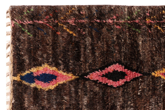 MOROCCAN BERBER BENI HANDMADE WOOL AREA RUG