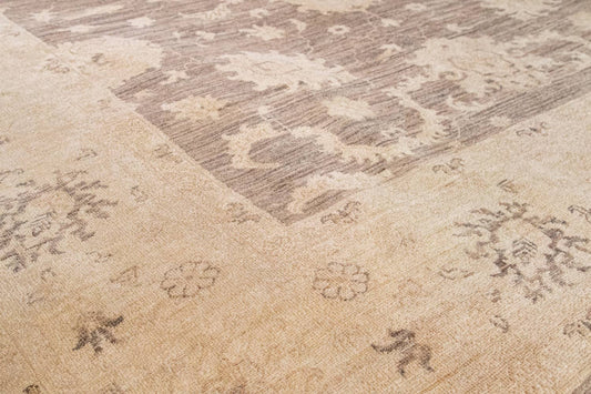 Back of Handmade Farahan All-Over Design, Floral Rug