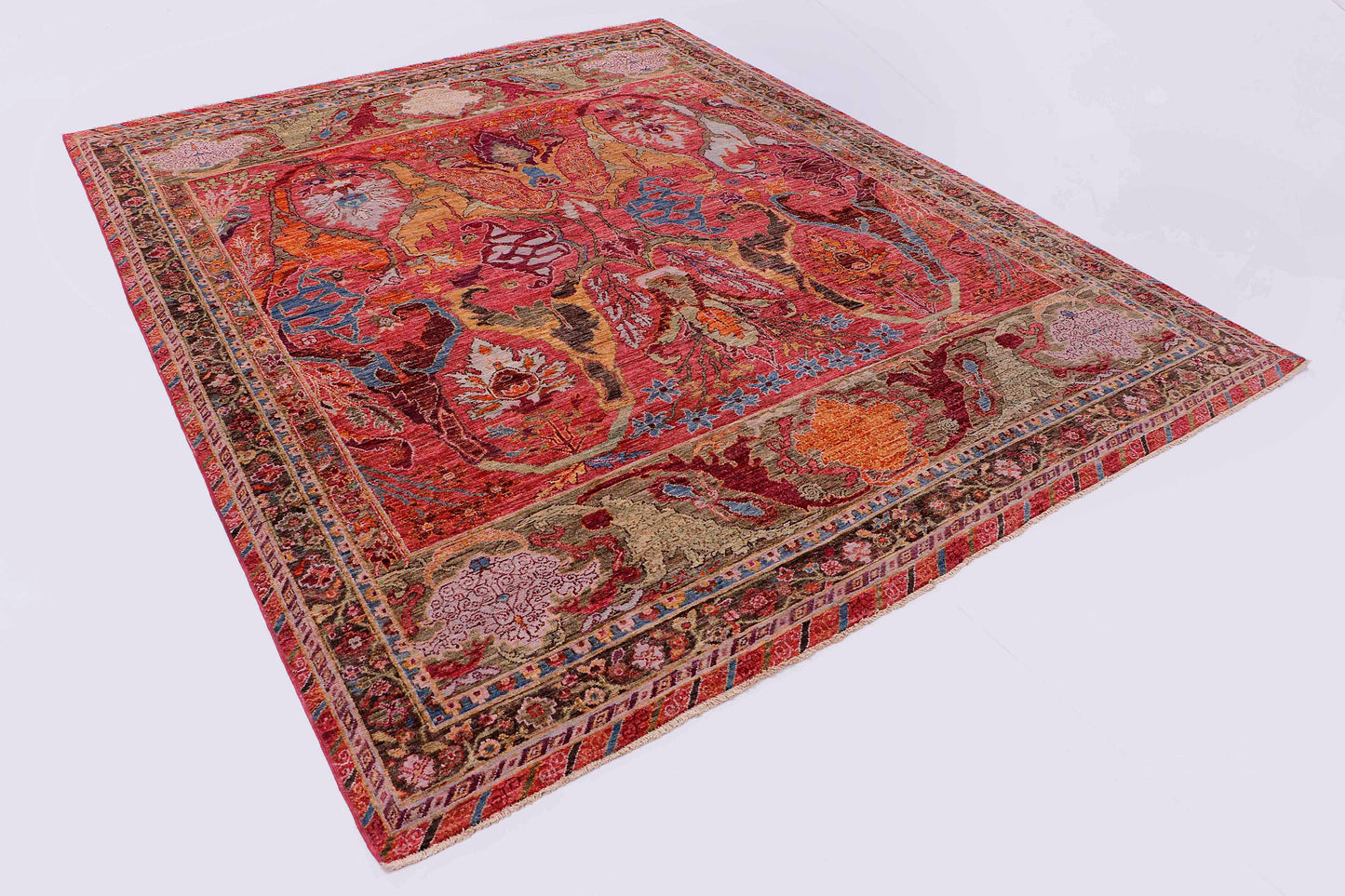 Garous Bijar Handmade Wool Area Rug 8’ x 10’