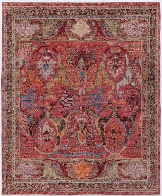 Garous Bijar Handmade Wool Area Rug 8’ x 10’