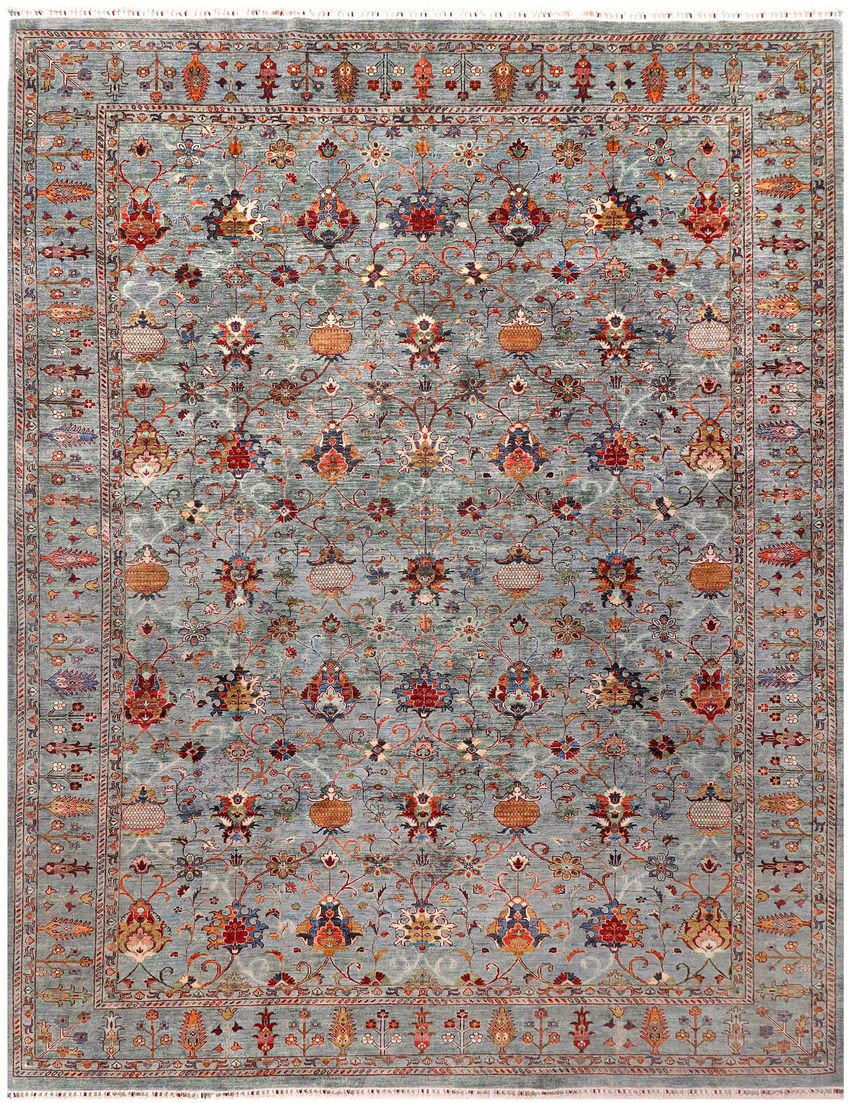 Farahan Handmade Wool Area Rug     10’ x 13’