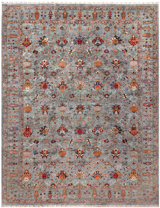 Farahan Handmade Wool Area Rug     10’ x 13’