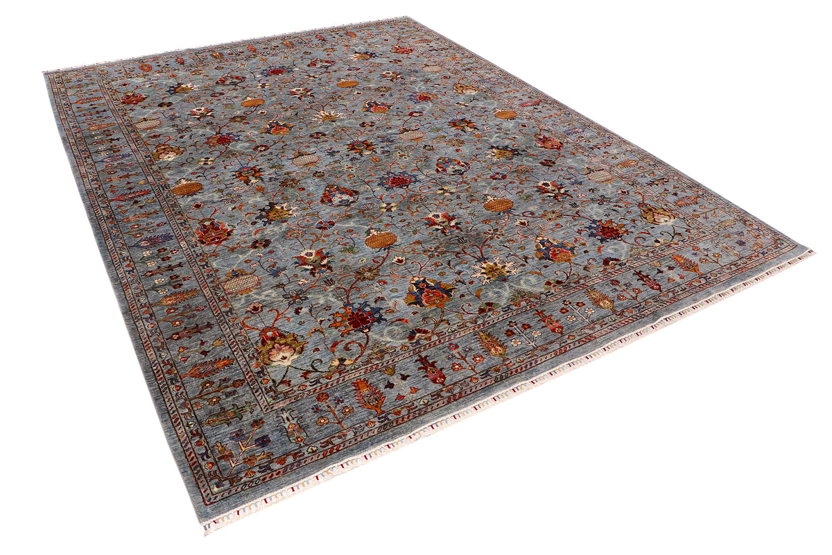 Farahan Handmade Wool Area Rug     10’ x 13’