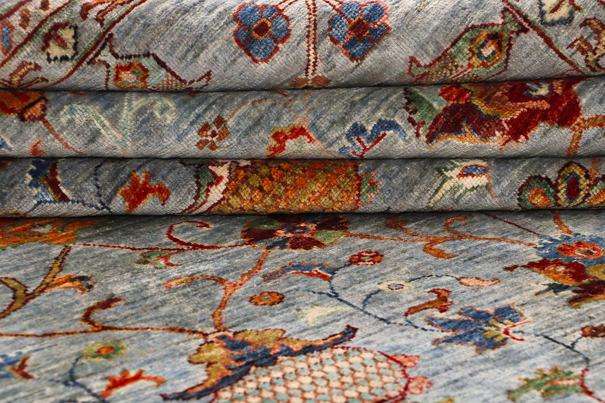 Farahan Handmade Wool Area Rug     10’ x 13’