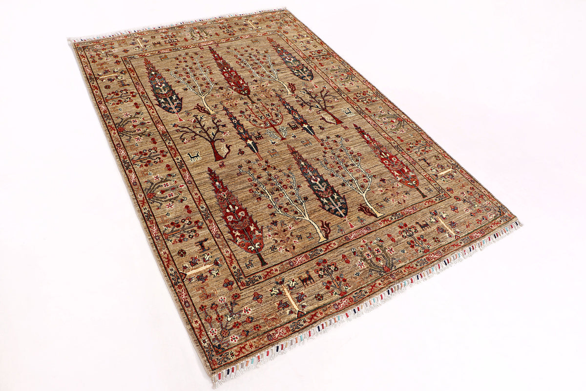 Farahan Tree Of Life Handmade Wool Area Rug