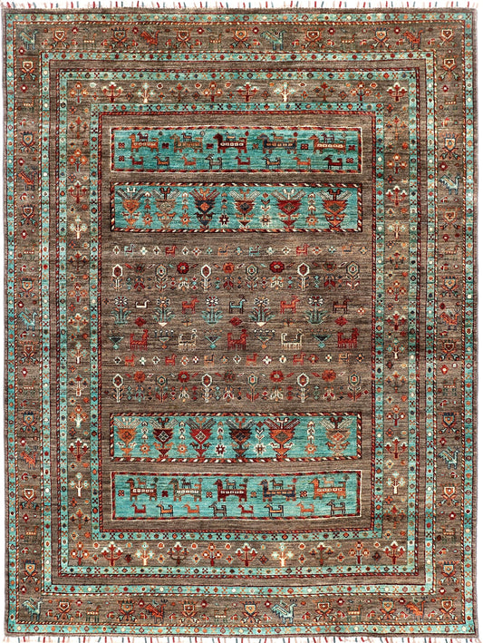 Kashkuli Handmade Wool Area Rug     5' x 7'