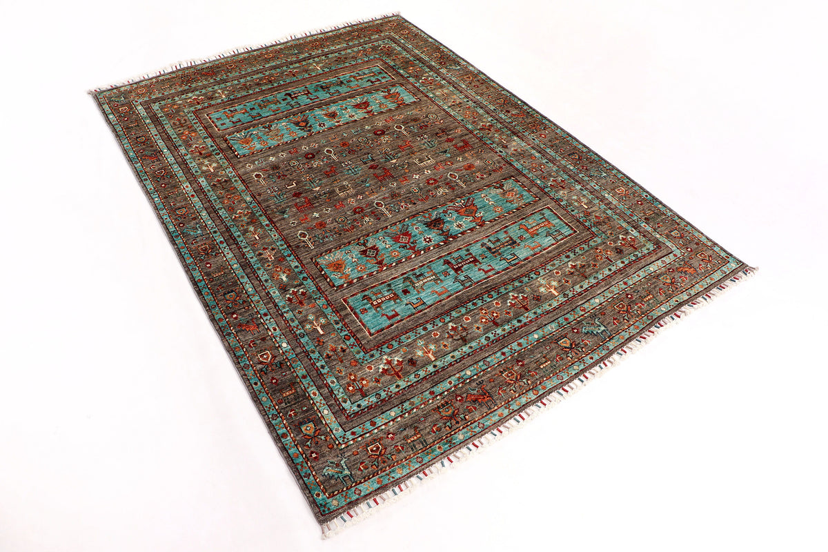 Kashkuli Handmade Wool Area Rug     5' x 7'